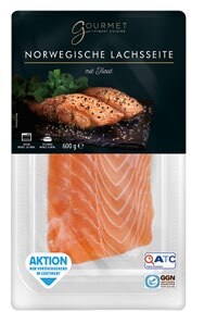 Lachsfiletseite bei ALDI SÜD in Rodgau Lachsfiletseite im Angebot bei ALDI SÜD Rodgau für 7,99 €
