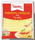 Emmental Français Râpé - NETTO - Netto Emmental Français Râpé - NETTO à 2,28 € dans le catalogue Netto