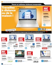 Promos Asus dans le catalogue "PASSEZ L'AUTOMNE CONNECTÉ À VOS ENVIES !" de Carrefour à la page 18