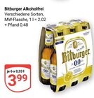 Alkoholfrei Angebote von Bitburger bei GLOBUS Halle für 3,99 €
