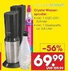 Crystal Wassersprudler von Sodastream für 69,99 € bei Netto Marken-Discount im Angebot Crystal Wassersprudler von Sodastream im aktuellen Netto Marken-Discount Prospekt