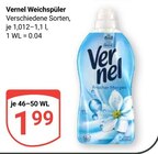 Aktuelles Vernel Weichspüler Angebot bei GLOBUS in Halle (Saale) ab 1,99 €