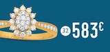 bague diamants à 583,00 € dans le catalogue E.Leclerc