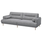 3er-Sofa Lejde grau/schwarz/Holz Lejde grau/schwarz Angebote von LÅNGARYD bei IKEA Baden-Baden für 769,00 €