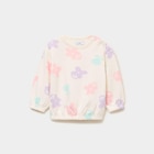 Sweat molletonné manches longues creme bébé fille à La Halle dans Brégy Sweat molletonné manches longues creme bébé fille à La Halle dans Brégy