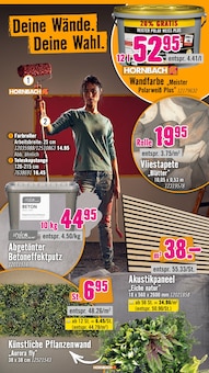 Wandfarbe im Hornbach Prospekt "Ran ans PROJEKT. Es ist schon Pflanzzeit." mit 36 Seiten (Halle (Saale))