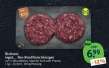 Bio-Rindfleischburger im Angebot bei tegut in Leonberg Bio-Rindfleischburger Angebote von tegut... bei tegut Leonberg für 6,99 €