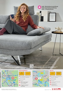 Couch im Höffner Prospekt "POLSTER SPEZIAL!" mit 20 Seiten (Duisburg)