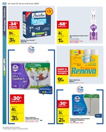 Prix et réduction Renova dans le prospectus Carrefour en cours Offre Renova dans le catalogue Carrefour du moment à la page 58