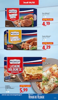 Promotion Lasagnes Bolognaises dans le prospectus Lidl, valable du 08/05/2025 au 14/05/2025 Promo Lasagnes Bolognaises dans le catalogue Lidl du moment à la page 25