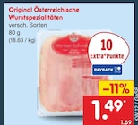 Aktuelles Original Österreichische Wurstspezialitäten Angebot bei Netto Marken-Discount in Oldenburg ab 1,49 €