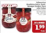 Konfitüre Extra, Samt, Weniger Zucker, Zero oder Gelee Angebote von Schwartau bei Marktkauf Nürnberg für 1,99 €