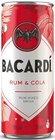 Rum & Cola oder Razz Mojito von Bacardi im aktuellen REWE Prospekt