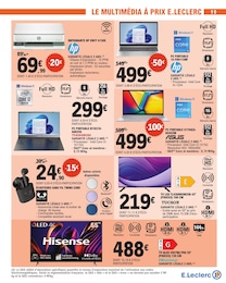 Offre Écouteurs dans le catalogue E.Leclerc du moment à la page 19