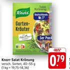 Salat Krönung Garten-Kräuter im Angebot bei E center in Fellbach Salat Krönung Garten-Kräuter Angebote von Knorr bei E center Fellbach für 0,79 €