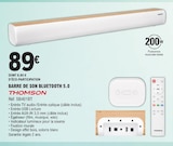 E.Leclerc Chambry - Promo Barre de son Bluetooth 5.0 Promo Barre de son Bluetooth 5.0 à 89,00 € dans le catalogue E.Leclerc à Chambry