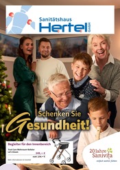 Aktueller Sanitätshaus Hertel GmbH Sanitätshäuser Prospekt in Burgstädt und Umgebung, "Schenken Sie Gesundheit!" mit 6 Seiten, 12.11.2025 - 31.01.2026