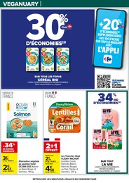 Prix et réduction Saumon Fumé dans le prospectus Carrefour en cours Offre Saumon Fumé dans le catalogue Carrefour du moment à la page 38