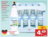 Natürliches Mineralwasser im Angebot bei Netto Marken-Discount in Bergisch Gladbach Natürliches Mineralwasser Angebote von Rheinfels Quelle bei Netto Marken-Discount Bergisch Gladbach für 4,49 €