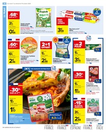 Prix et réduction Tartiflette dans le prospectus Carrefour Market en cours Offre Tartiflette dans le catalogue Carrefour Market du moment à la page 38