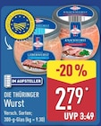 Leberwurst Angebote von DIE THÜRINGER bei ALDI Nord Jena für 2,79 €