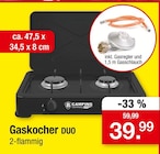 Gaskocher DUO von Camping Germany für 39,99 € bei Zimmermann im Angebot Gaskocher DUO von Camping Germany im aktuellen Zimmermann Prospekt