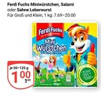 Miniwürstchen im Angebot bei GLOBUS in Salzgitter Miniwürstchen Angebote von Ferdi Fuchs bei GLOBUS Salzgitter für 1,00 €