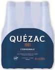 Eau Minérale Naturelle Gazeuse - QUEZAC dans le catalogue Super U