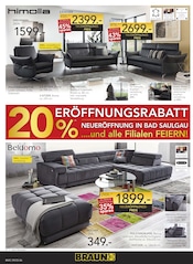 Couch im BRAUN Möbel-Center Prospekt in Rottenburg Aktueller BRAUN Möbel-Center Prospekt mit Couch, "NEUERÖFFNUNG", Seite 6