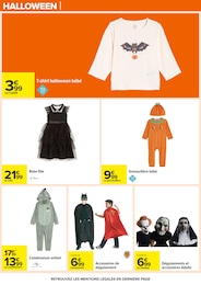 Prix et réduction Grenouillère dans le prospectus Carrefour en cours Offre Grenouillère dans le catalogue Carrefour du moment à la page 44