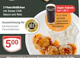 GLOBUS Castrop-Rauxel - 3 Fleischbällchen mit Sweet Chili-Sauce und Reis Angebot im Prospekt 3 Fleischbällchen mit Sweet Chili-Sauce und Reis bei GLOBUS im Castrop-Rauxel Prospekt für 5,00 €