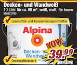 Decken- und Wandweiß Angebote von Alpina bei POCO Neuss für 39,99 €