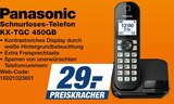 Schnurloses-Telefon KX-TGC 450GB im Angebot bei expert in Bochum Schnurloses-Telefon KX-TGC 450GB Angebote von Panasonic bei expert Bochum für 29,00 €