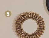 Lot de 3 miroirs plumes - EMDE en promo chez Ambiance & Styles Nantes à 39,99 €