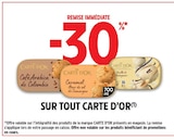 Promo -30% REMISE IMMÉDIATE SUR TOUT CARTE D'OR à  dans le catalogue Intermarché Hyper à Chauny