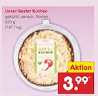 Unser Bester Kuchen Angebote bei Netto Marken-Discount Filderstadt für 3,99 €