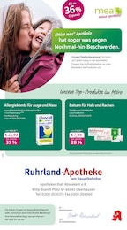 mea - meine apotheke Prospekt für Oberhausen mit 4 Seiten mea - meine apotheke Prospekt für Oberhausen: "Unsere März-Angebote", 4 Seiten, 01.03.2026 - 31.03.2026