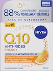 Soin Visage Q10 Energy Jour SPF15 - NIVEA dans le catalogue Intermarché Hyper