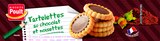 TARTELETTES AU CHOCOLAT ET NOISETTES - SANS MARQUE à 0,99 € dans le catalogue Auchan Hypermarché