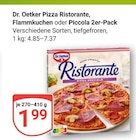 Pizza Ristorante Angebote von Dr. Oetker bei GLOBUS Bad Homburg für 1,99 €