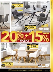 Tisch im BRAUN Möbel-Center Prospekt in Neunkirchen Aktueller BRAUN Möbel-Center Prospekt mit Tisch, "Im August wird gefeiert!", Seite 11