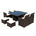 Outsunny Gartensitzgruppe braun Polyrattan im POCO Prospekt Outsunny Gartensitzgruppe braun Polyrattan im aktuellen POCO Prospekt für 561,99 €
