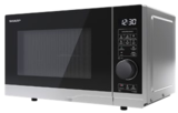 Mikrowelle mit Grillfunktion »YC-PG204AE-S« im Angebot bei Kaufland in Bayreuth Mikrowelle mit Grillfunktion »YC-PG204AE-S« Angebote von SHARP bei Kaufland Bayreuth für 59,99 €