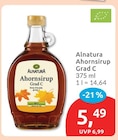 Ahornsirup Grad C im Angebot bei budni in Stade Ahornsirup Grad C Angebote von Alnatura bei budni Stade für 5,49 €