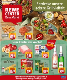 REWE Prospekt für Aichelberg, Kr Göppingen mit 33 Seiten REWE Prospekt für Aichelberg, Kr Göppingen: Dein Markt, 33 Seiten, 04.07.2022 - 09.07.2022