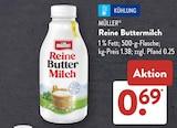 Reine Buttermilch von Müller im aktuellen ALDI SÜD Prospekt für 0,69 €