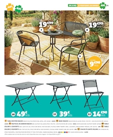 Promotion Table Camping dans le prospectus Gifi, valable du 10/03/2026 au 30/03/2026 Promo Table Camping dans le catalogue Gifi du moment à la page 31