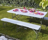 Banc pliant 4 personnes dans le catalogue Weldom