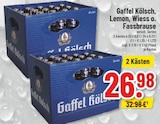 Gaffel Kölsch, Lemon, Wiess o. Fassbrause Angebote von Gaffel Kölsch bei Trinkgut Solingen für 26,98 €