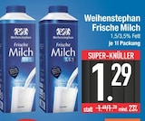 Aktuelles Frische Milch 1,5% Fett Angebot bei EDEKA in München ab 1,29 €